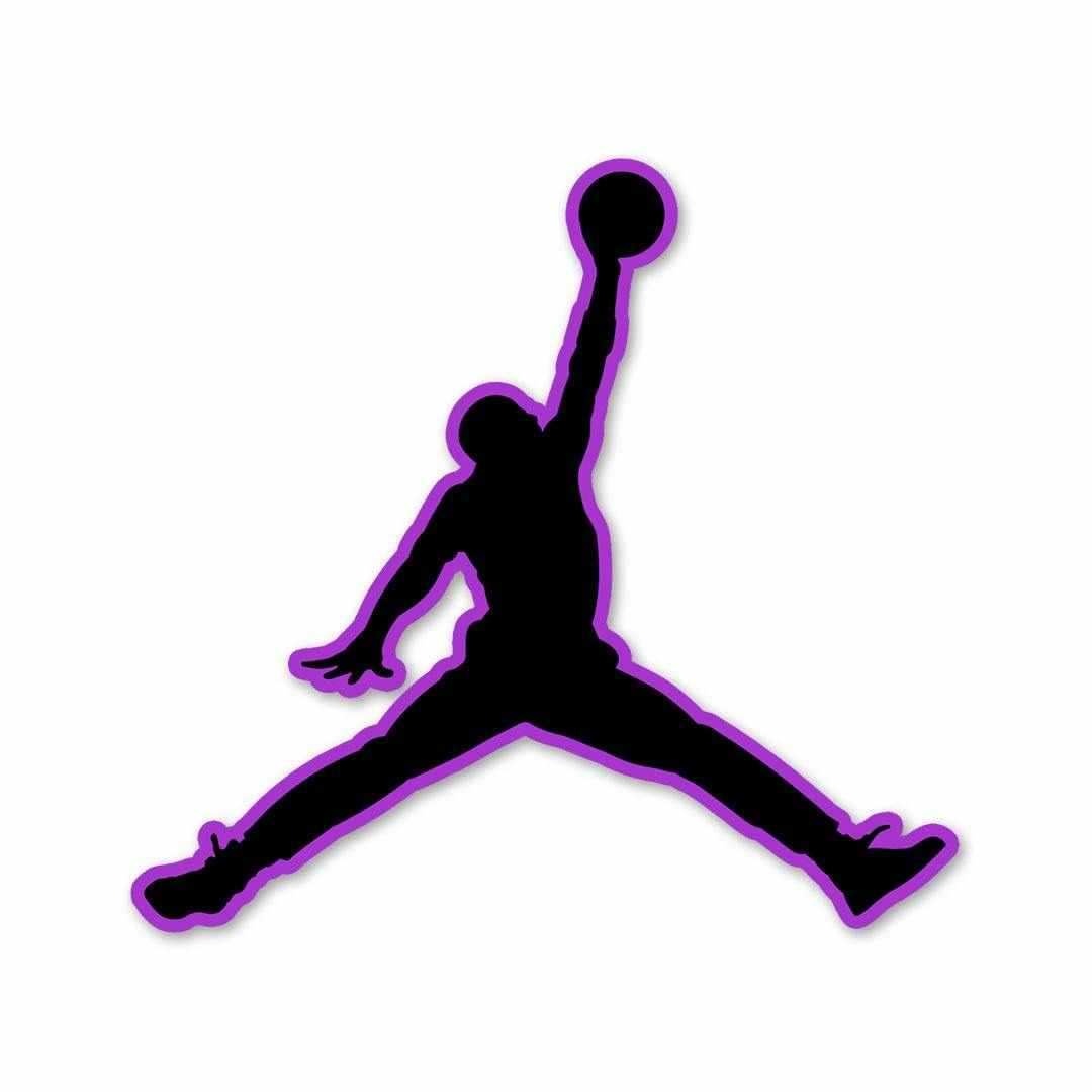 Jordan Sticker waterproof vinyl decal for laptop, bike, car & bottle