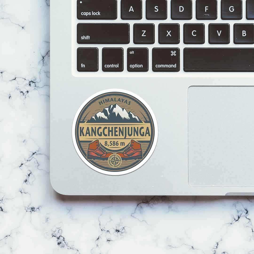 Kangchenjunga Sticker waterproof vinyl decal for laptop, bike, car & bottle