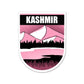 Kashmir Sticker waterproof vinyl decal for laptop, bike, car & bottle