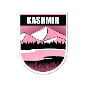 Kashmir Sticker waterproof vinyl decal for laptop, bike, car & bottle