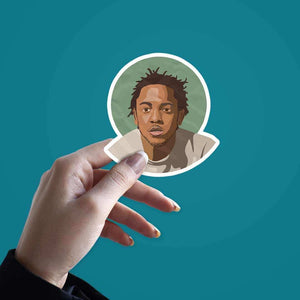 Kendric lamar Sticker waterproof vinyl decal for laptop, bike, car & bottle