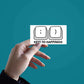 Keys to Happiness Sticker waterproof vinyl decal for laptop, bike, car & bottle