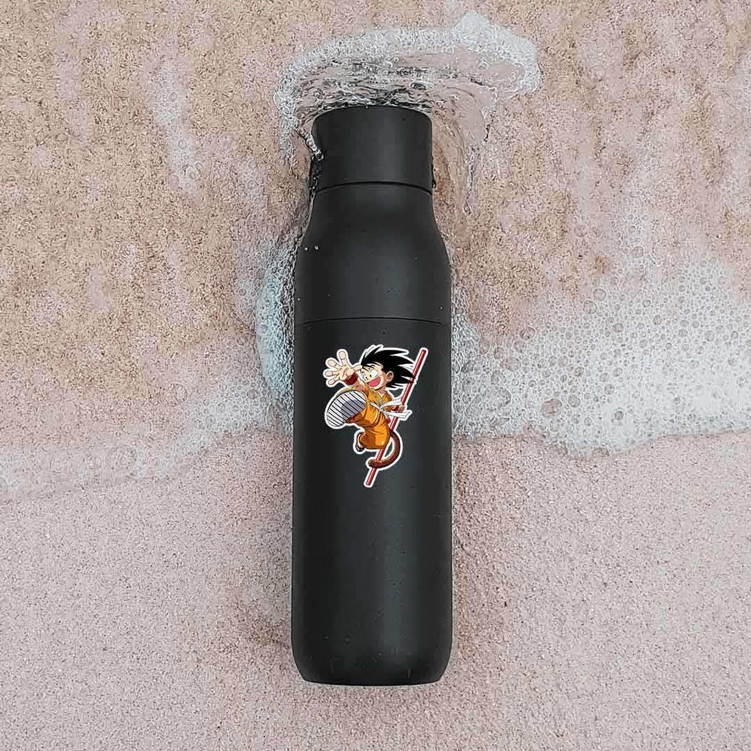 Kid Goku Sticker waterproof vinyl decal for laptop, bike, car & bottle