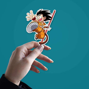 Kid Goku Sticker waterproof vinyl decal for laptop, bike, car & bottle