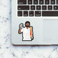 King Kohli Sticker waterproof vinyl decal for laptop, bike, car & bottle