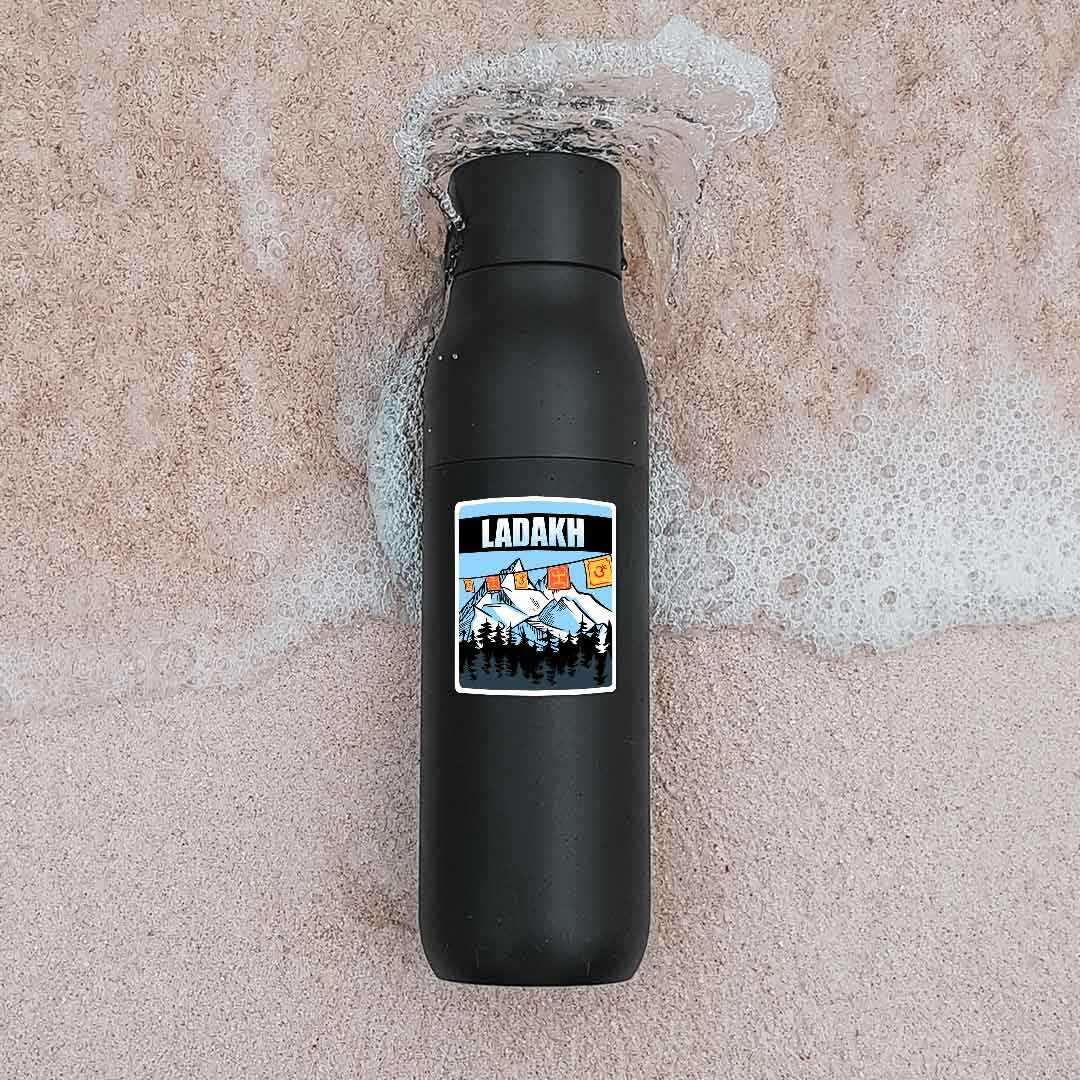 Ladakh Sticker waterproof vinyl decal for laptop, bike, car & bottle