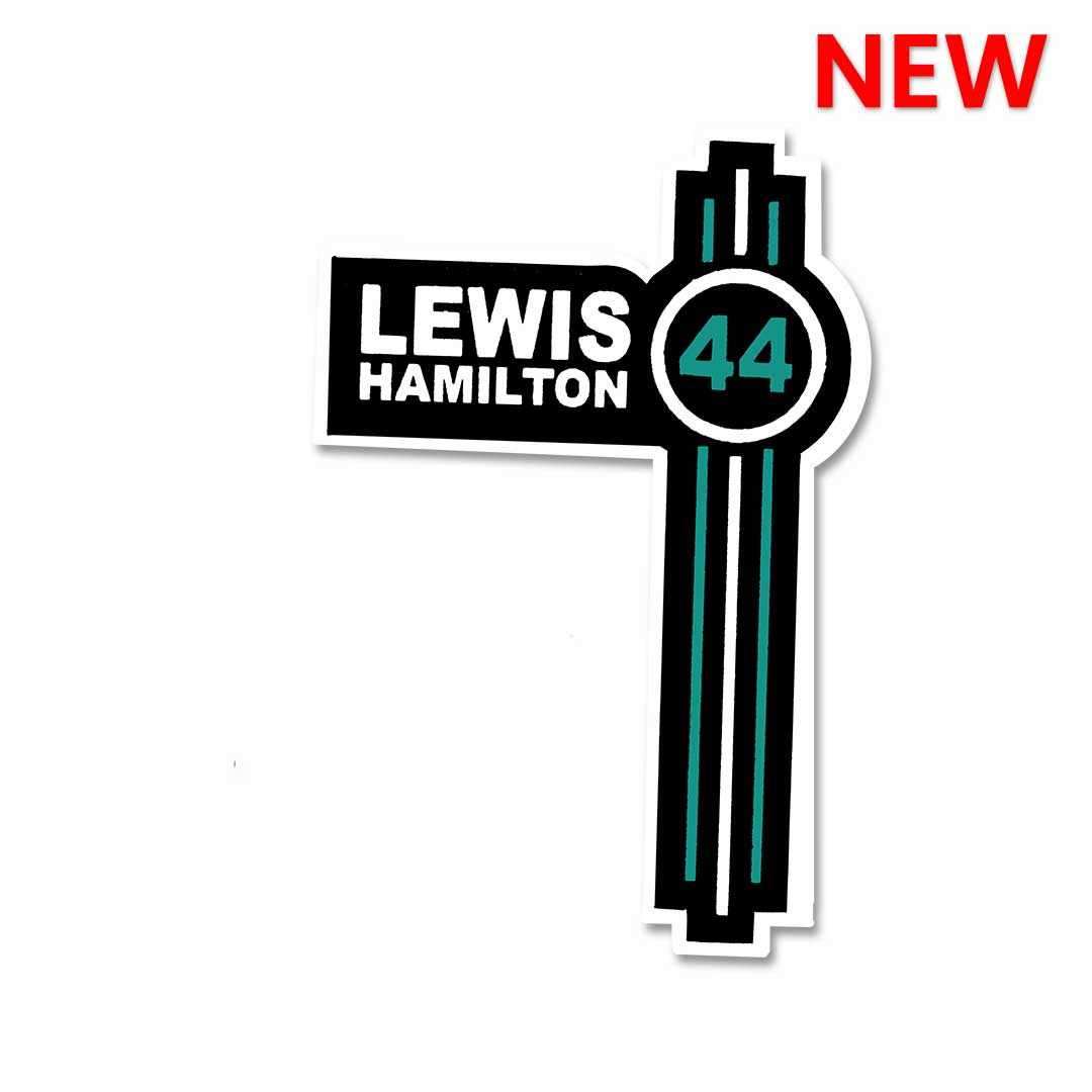 Lewis hamilton Sticker waterproof vinyl decal for laptop, bike, car & bottle