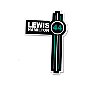 Lewis hamilton Sticker waterproof vinyl decal for laptop, bike, car & bottle