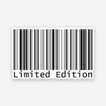 Limited Edition sticker waterproof vinyl decal for laptop, bike, car & bottle