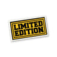 Limited Edition V2 Sticker waterproof vinyl decal for laptop, bike, car & bottle