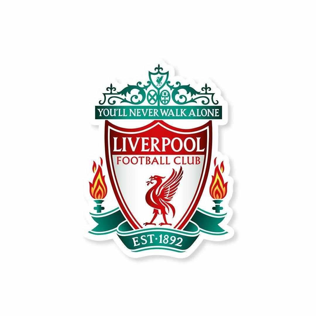 Liverpool FC Logo Sticker waterproof vinyl decal for laptop, bike, car & bottle