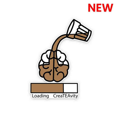 Loading creativity Sticker waterproof vinyl decal for laptop, bike, car & bottle