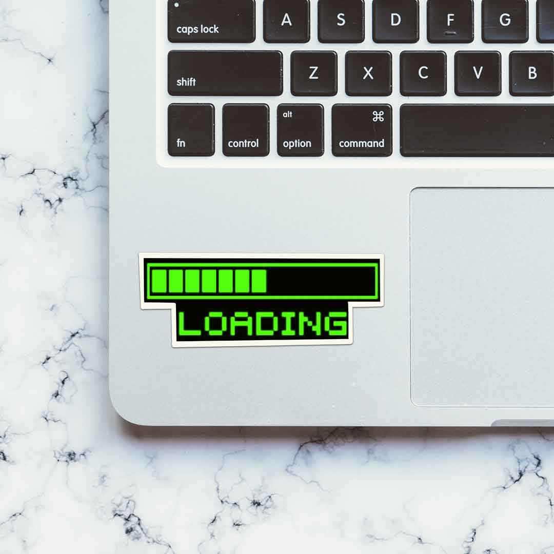 Loading Sticker waterproof vinyl decal for laptop, bike, car & bottle