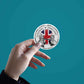 London england Sticker waterproof vinyl decal for laptop, bike, car & bottle