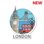 London Sticker waterproof vinyl decal for laptop, bike, car & bottle