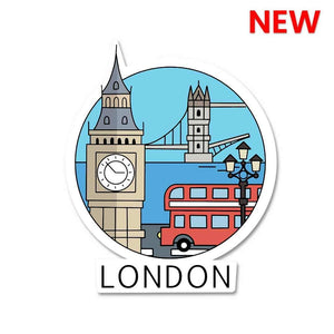 London Sticker waterproof vinyl decal for laptop, bike, car & bottle