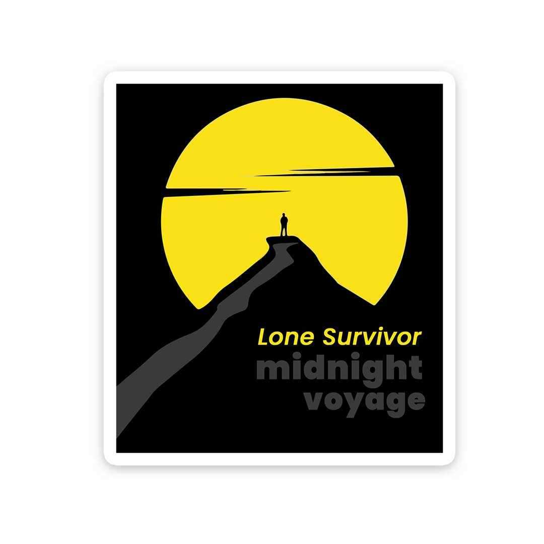 Lone Survivor Sticker waterproof vinyl decal for laptop, bike, car & bottle