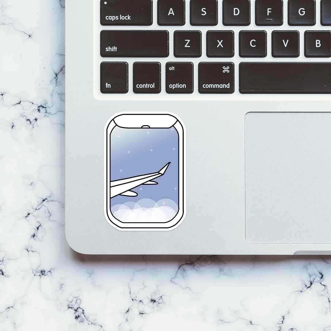 Love me a window seat sticker - STICK IT UP