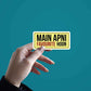 Main Apni Favourite Hoon Sticker waterproof vinyl decal for laptop, bike, car & bottle