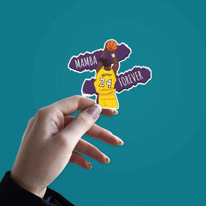 Mamba Forever sticker waterproof vinyl decal for laptop, bike, car & bottle