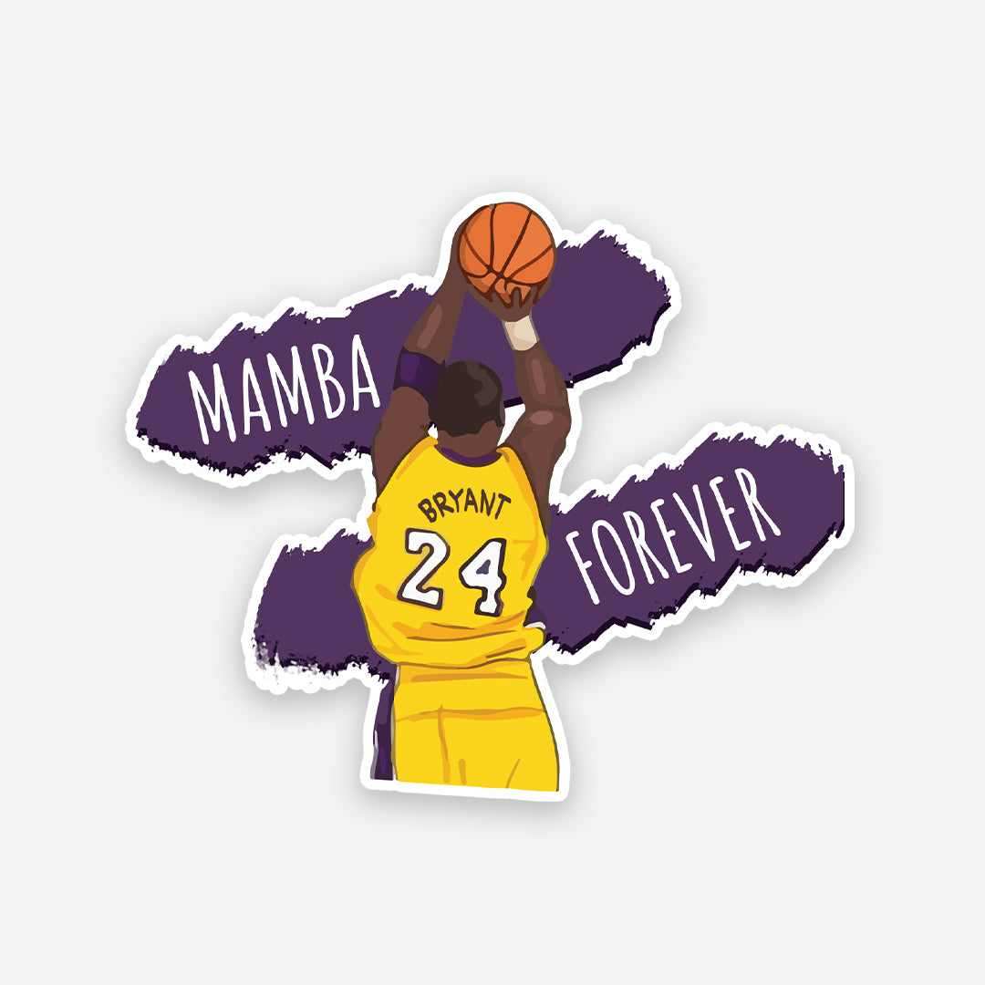Mamba Forever sticker waterproof vinyl decal for laptop, bike, car & bottle