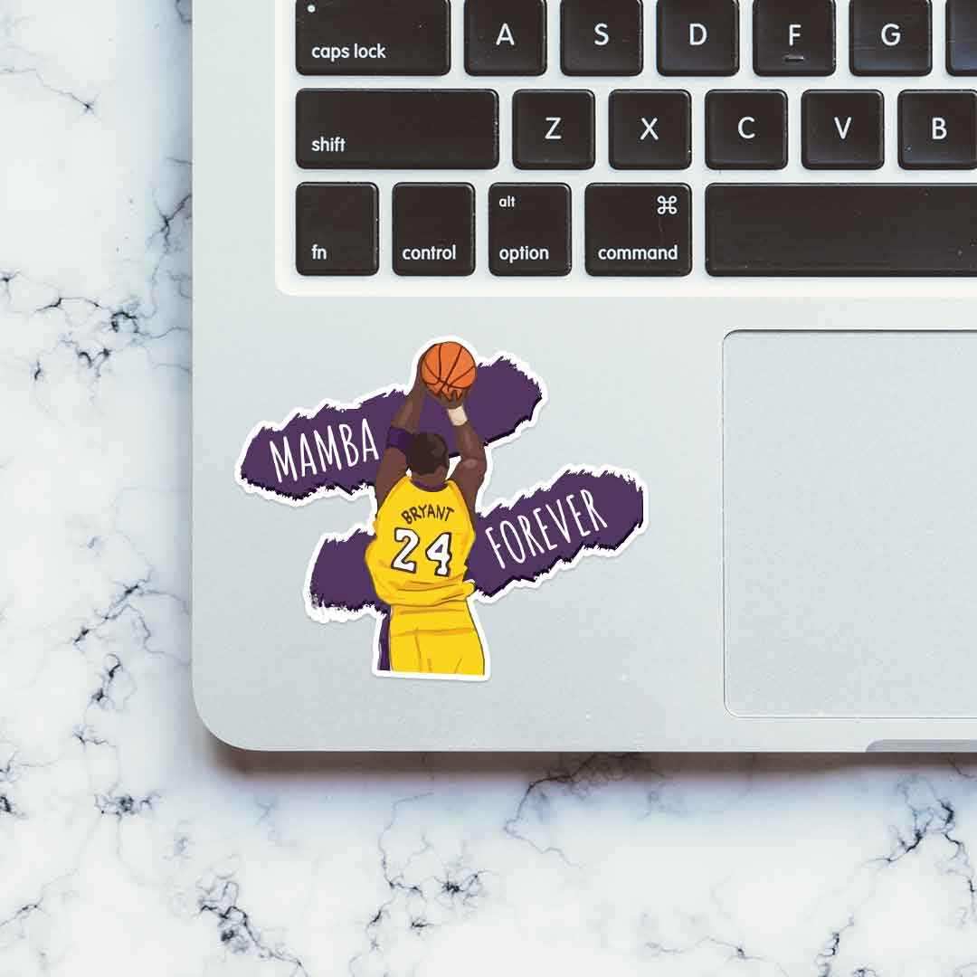 Mamba Forever sticker waterproof vinyl decal for laptop, bike, car & bottle