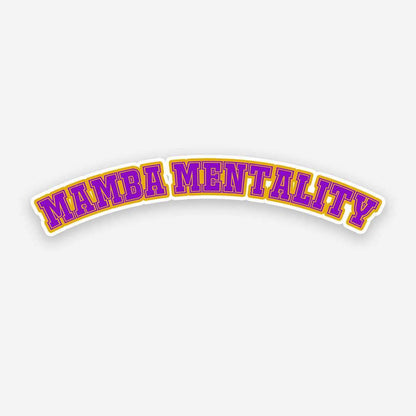 Mamba Mentality sticker waterproof vinyl decal for laptop, bike, car & bottle