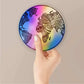 Mandala earth Holographic Stickers waterproof vinyl decal for laptop, bike, car & bottle