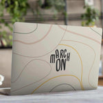 March On Laptop Skin waterproof vinyl decal for laptop, bike, car & bottle