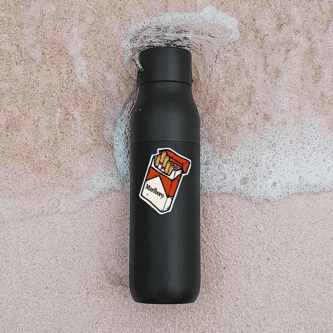 Marlboro Sticker waterproof vinyl decal for laptop, bike, car & bottle