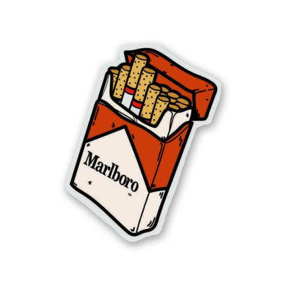 Autocollant Vintage Marlboro Leisure Wear - Original Des Années 80