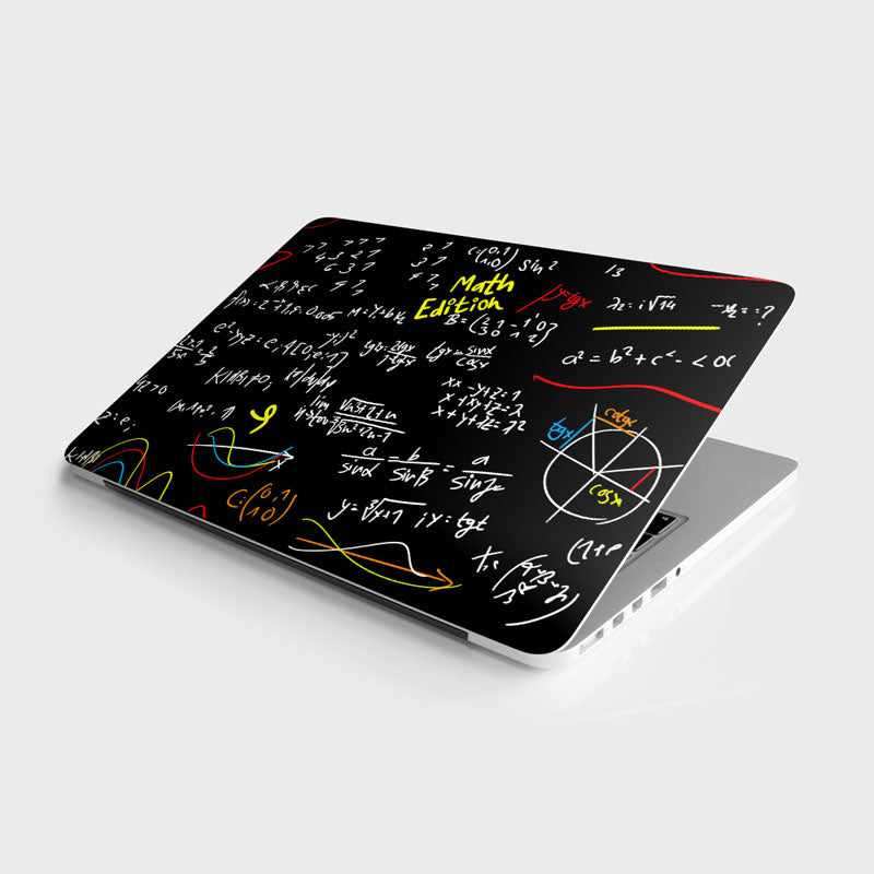 Maths Edition Laptop Skin waterproof vinyl decal for laptop, bike, car & bottle