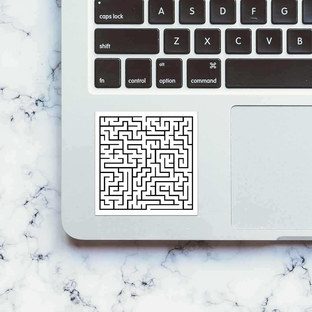 Maze Sticker - STICK IT UP