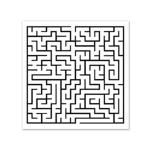 Maze Sticker waterproof vinyl decal for laptop, bike, car & bottle
