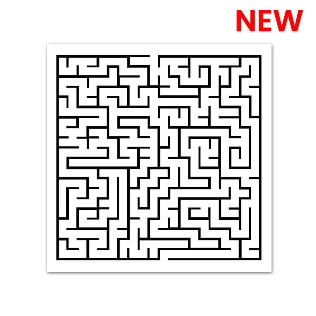 Maze Sticker - STICK IT UP