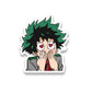 Midoriya Sticker waterproof vinyl decal for laptop, bike, car & bottle