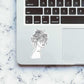 Mind Like a flower sticker waterproof vinyl decal for laptop, bike, car & bottle