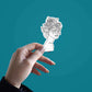 Mind Like a flower sticker waterproof vinyl decal for laptop, bike, car & bottle