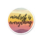Mindset is everything Sticker waterproof vinyl decal for laptop, bike, car & bottle