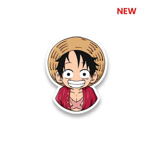 Monkey d luffy Sticker waterproof vinyl decal for laptop, bike, car & bottle