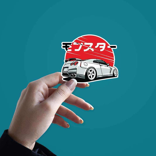 Monster Car sticker - STICK IT UP