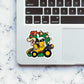 Monster Cart Sticker waterproof vinyl decal for laptop, bike, car & bottle