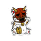Monster Cat Sticker waterproof vinyl decal for laptop, bike, car & bottle