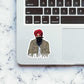 Moosewala Sticker waterproof vinyl decal for laptop, bike, car & bottle