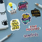 Motivational Sticker Pack [15 Sticker] waterproof vinyl decal for laptop, bike, car & bottle
