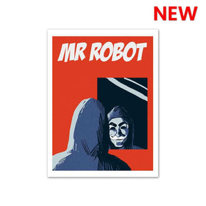 Mr.Robot Sticker waterproof vinyl decal for laptop, bike, car & bottle