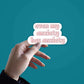 My anxiety has anxiety Sticker - STICK IT UP
