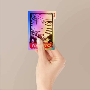 Naruto Holographic Stickers waterproof vinyl decal for laptop, bike, car & bottle