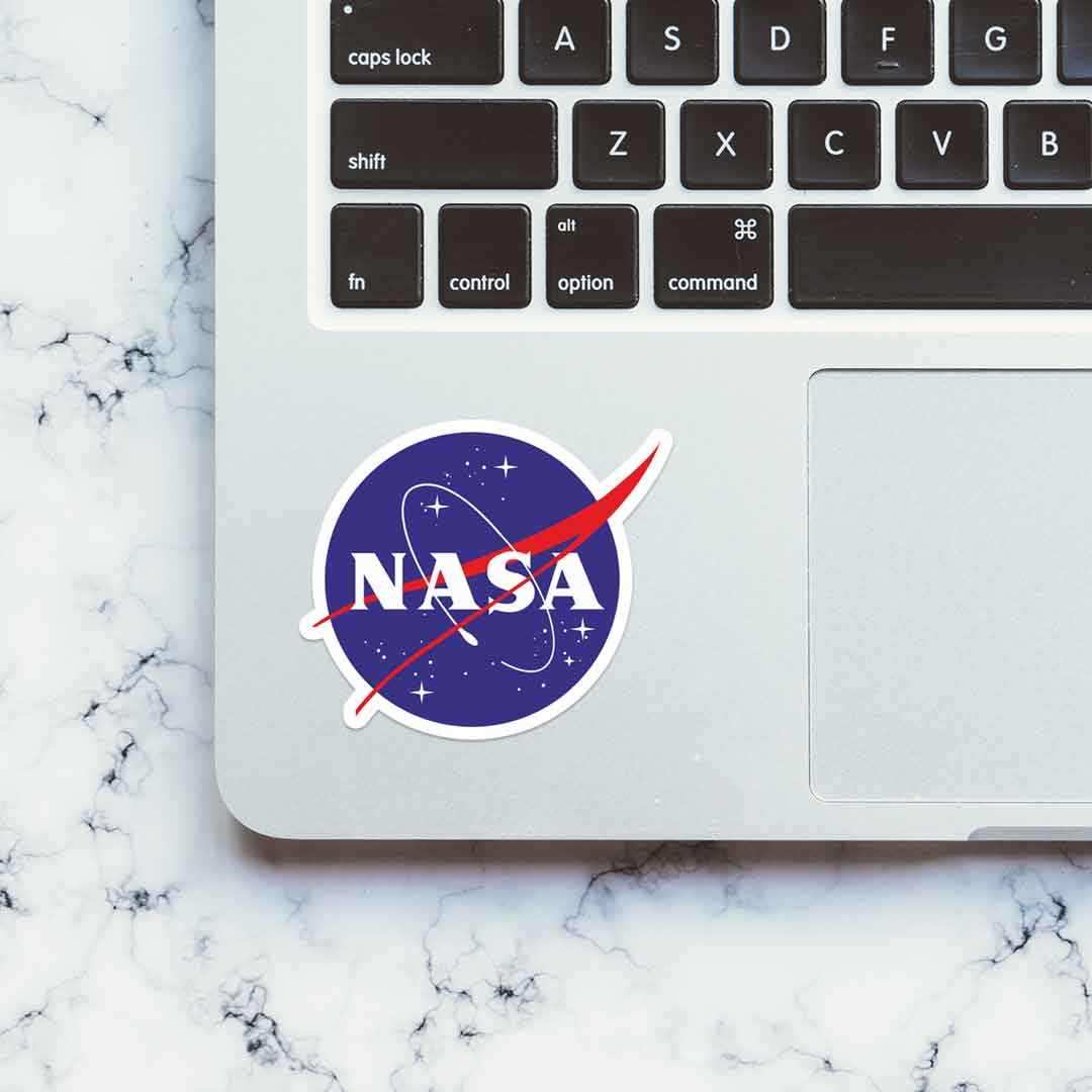 Nasa Logo Sticker waterproof vinyl decal for laptop, bike, car & bottle