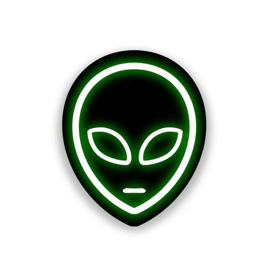 Neon Alien Sticker - STICK IT UP